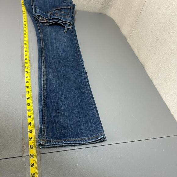 Kimes Ranch Mens Jeans Size 32 x 34 Roger Cowboy Western Straight Leg Med Wash - Picture 7 of 8